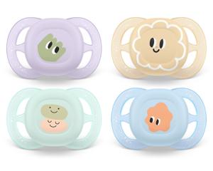 Philips Avent Ultra Start Napp 0 till 2 månader Mix Motiv 2 st produkt bild