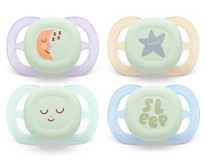 Philips Avent Ultra Start Napp För Nyfödda Natt Mix 0-2 mån produkt bild