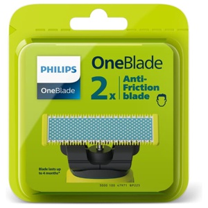 Philips OneBlade Anti-Friction rakblad 2-pack produkt bild