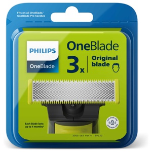 Philips OneBlade Ersättningsrakblad 3-pack QP230/50 produkt bild