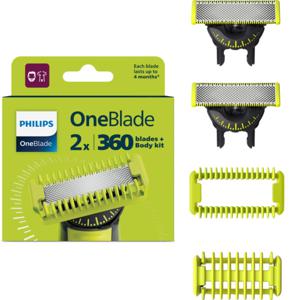 Philips OneBlade reservblads- och kroppskit 2-pack QP620/50 produkt bild