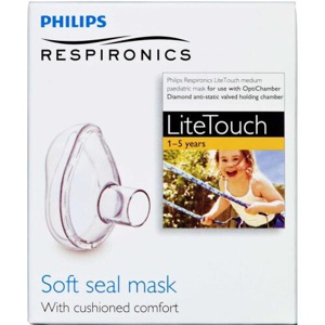 Philips Respironics LiteTouch MEDIUM mask 1-5 år. 1 stk. produktbillede