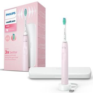 Philips Sonicare 3100 Series Med Resefodral Rosa Eltandborste 1 st produkt bild