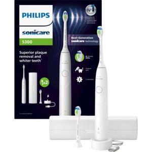 Philips Sonicare eltandborste 5300 Series med fodral, vit produkt bild