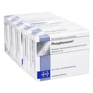 Phosphonorm Hartkapseln, 5X100 St Hartkapseln Produktbild
