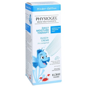 PHYSIOGEL DAILY MOISTURE THERAPY Kids Duschcreme: milde Reinigung für normale bis trockene Haut 150 ml Creme Produktbild