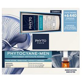 Phyto Phytocyane Men Anti-Hair Loss + Shampoo Set 2 Pcs Produktbild