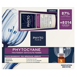 Phyto Phytocyane Women Progressive Hair Loss + Shampoo Set 2 Pcs Produktbild