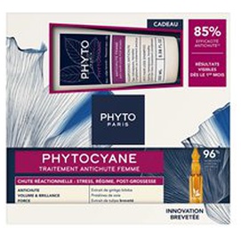 Phyto Phytocyane Women Reactional Hair Loss + Shampoo Set 2 Pcs Produktbild