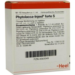 PHYTOLACCA INJEEL forte S Ampullen Produktbild