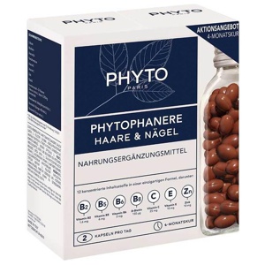 Phytophanere Duo Haare + Nägel Kapseln, 2X120 St Kapseln Produktbild