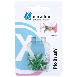 Pic Brush Interdentalbürste Ersatzb. grün 2,2mm, 12 St Zahnbürste Produktbild