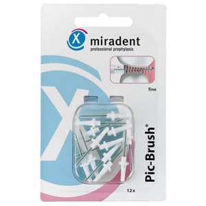Pic Brush Interdentalbürste Ersatzb. weiß 2mm, 12 St Zahnbürste Produktbild