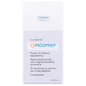 Picoprep Orifarm pulver til mikstur doseposer 2 stk produktbilde