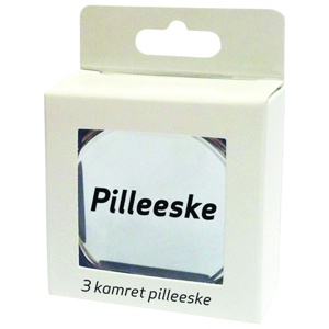 Pilleboks 3-kamret produktbilde