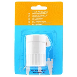 Pilleknuser/Pilledeler 4-i-1 - 1 stk. produktbillede