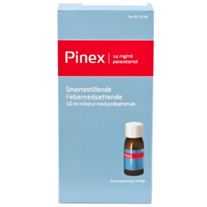 Pinex 24 mg/ml mikstur 60 ml produktbilde