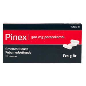 Pinex 500 mg tabletter 20 stk produktbilde