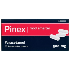 Pinex tabletter 500 mg 20 stk produktbillede
