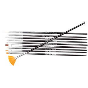 Pinselset synthetisch 10tlg, 26 g Produktbild
