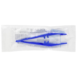 PINZETTE Einmal steril Plastik blau Produktbild