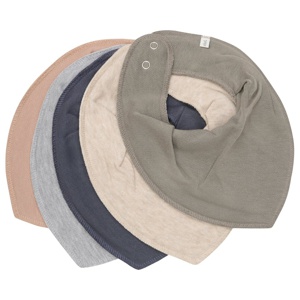 PIPPI Bandana Bib Solid Vetiver Onesize 5 st produkt bild