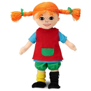Pippi Longstocking Pippi Långstrump Docka för Barn - Mjukt Gosedjur Leksaker för Flickor och Pojkar, Pippi Trasdocka, Dockor av Tyg- 30 cm, Ålder 10m produkt bild