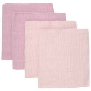 Pippi Organic Cloth Muslin Shrinking Violet 4-pack produkt bild
