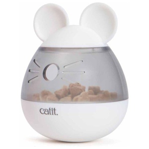 Pixi Treat Dispenser Aktiveringsleksak för Katt - Vit produkt bild