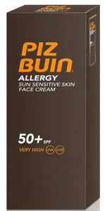 Piz Buin Allergy Sun Sensitive Skin Face Cream SPF 50+ produktbillede