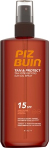 Piz Buin Tan & Protect Tan Intensifying Sun Oil Spray SPF 15 produktbillede