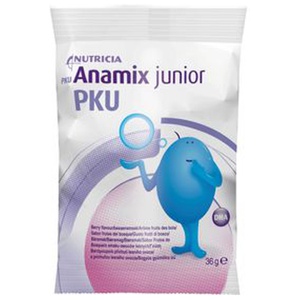 PKU Anamix Junior, pulver, bär, 30 x 36 gram produkt bild