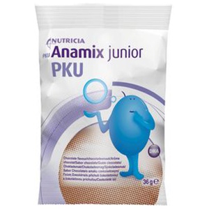 PKU Anamix Junior pulver choklad, 30 x 36 gram produkt bild