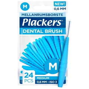 Plackers Dental Brush M 0,6 mm, 24 st produkt bild