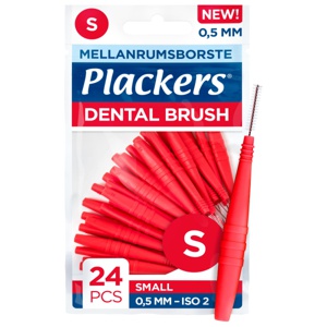 Plackers Dental Brush S 0,5 mm 24 st produkt bild
