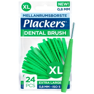 Plackers Dental Brush XL 0,8 mm 24 st produkt bild