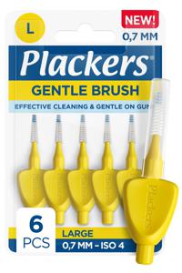 Plackers Gentle Brush 0,7 mm 6 st produkt bild