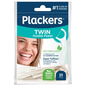 Plackers Twin tanntråd 33 stk produktbilde