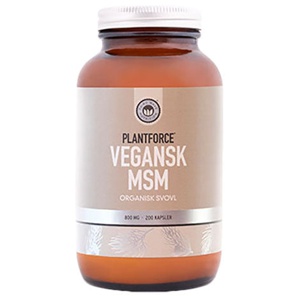 MSM Plantforce 800 mg - 200 kapsler produktbillede