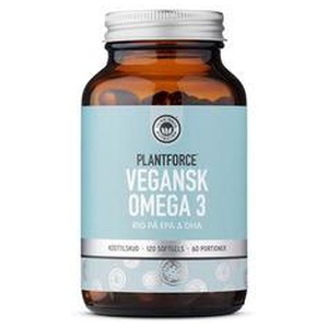 Plantforce Omega 3 Vegansk EPA & DHA 120 kap. produktbillede