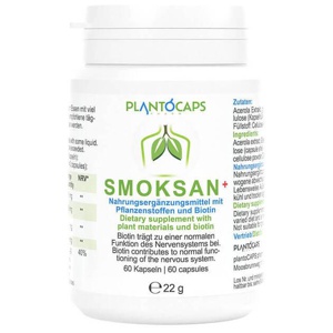 PLANTOCAPS Smoksan+ Kapseln Produktbild