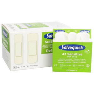 Salvequick Sensitive (Non-Woven) Refill 6x43 st produkt bild
