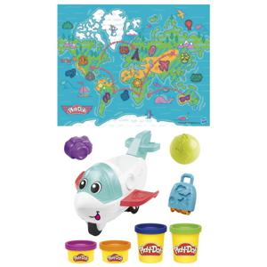 Play-Doh Airplane Explorer-startset Pysselset för barn 3 År Giftfri Multifärg produkt bild
