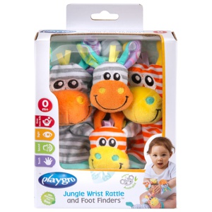 Playgro Jungle Wrist Rattle and Foot Finder 0m+ produkt bild