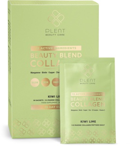 Plent Beauty Blend Collagen Kiwi Lime 30 stk produktbillede