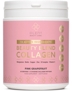 Plent Beauty Blend Collagen Pink Grapefruit 265 g produktbillede