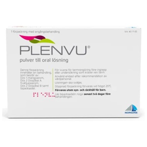 Plenvu, pulver till oral lösning, 1 doser produkt bild