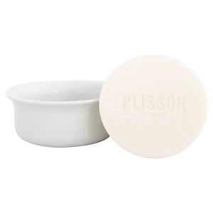 Plisson Limoges Porcelænsskål med barbersæbe og låg 1 stk produktbillede