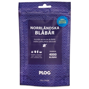 PLOG Nordlandske Blåbær 100 g produktbillede