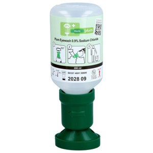 PLUM NaCl Augenspüllösung m.Augenschale 200 ml Augenbad Produktbild